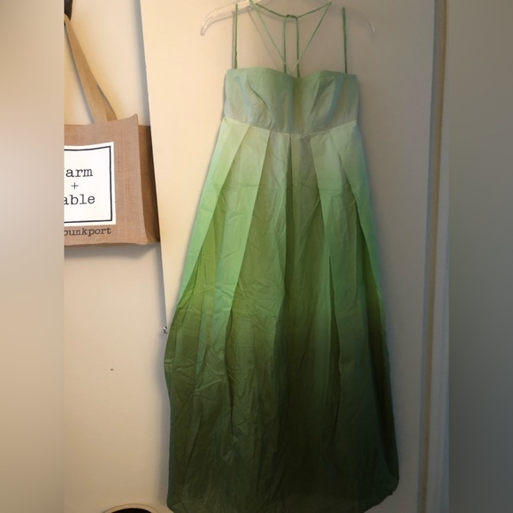 Jack Rogers Dresses & Skirts - Jack Rogers ombré gown with halter neck tie